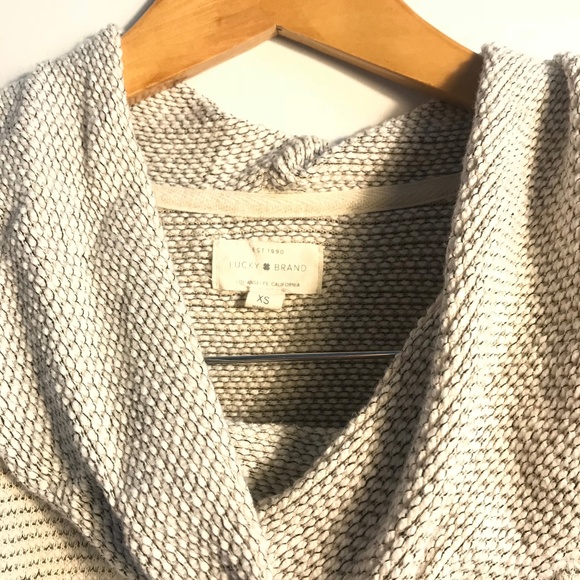🌿LUCKY BRAND COWL NECK DISTRESSED SWEATER 🌿 - Picture 2 of 3